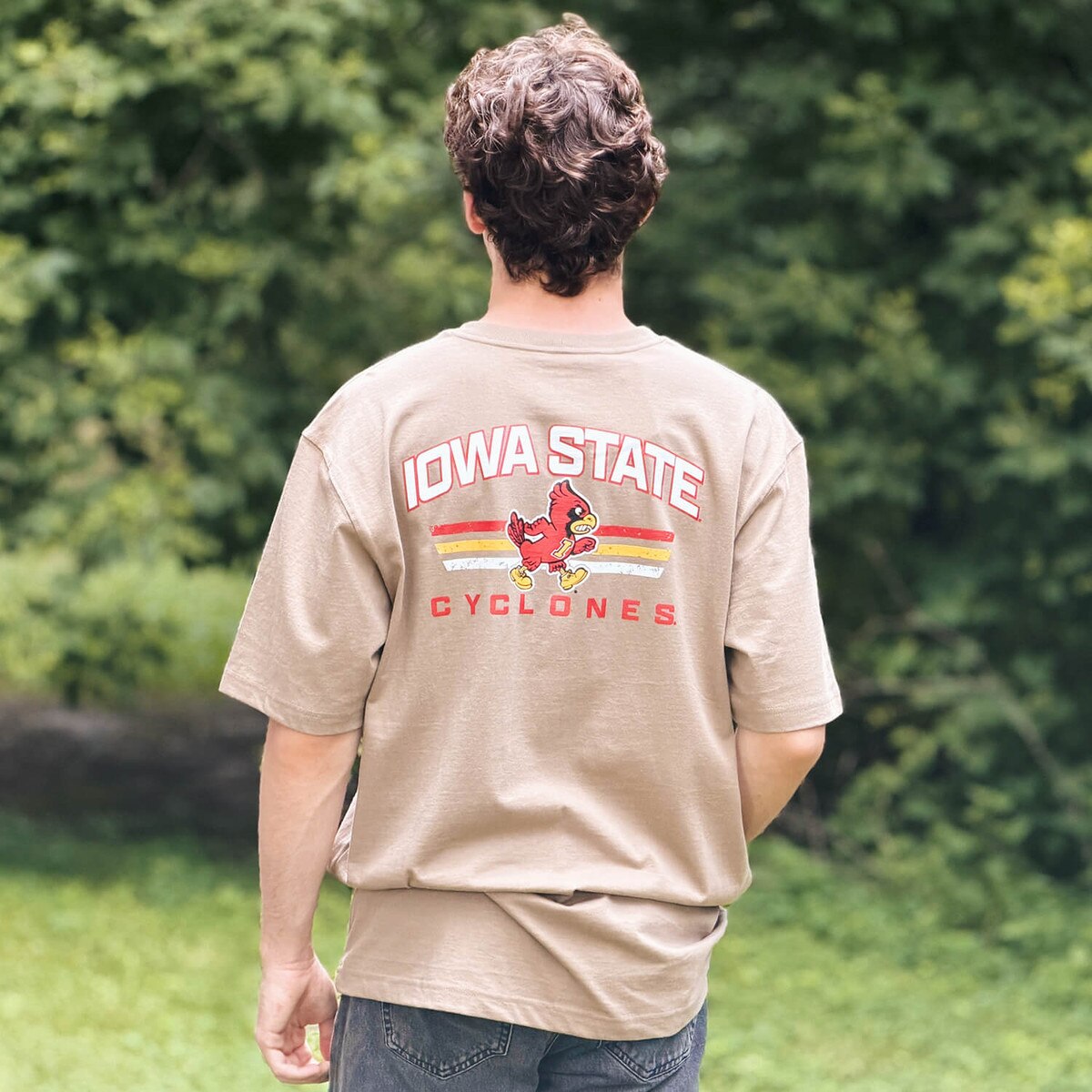 Back of Carhartt Walking Cy Desert Brown Short Sleeve T-Shirt